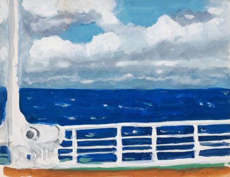 View off the side of a ship